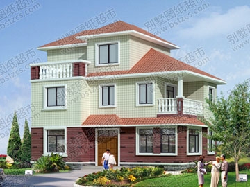 農(nóng)村帶露臺三層小別墅設(shè)計圖_別墅設(shè)計圖紙,農(nóng)村房屋設(shè)計圖