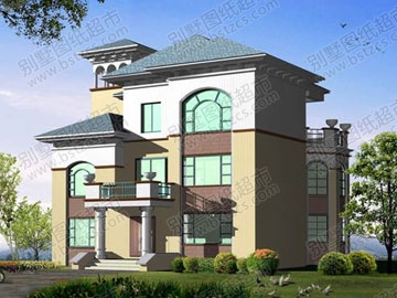 別墅圖紙帶效果圖_別墅設計圖紙,新農(nóng)村別墅,農(nóng)村自建房設計