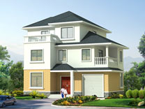 三層帶車庫及復(fù)式客廳別墅設(shè)計(jì)圖紙效果圖_別墅設(shè)計(jì)圖紙,農(nóng)村房屋設(shè)計(jì)圖