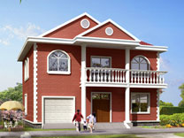 新農(nóng)村二層帶車庫小別墅設(shè)計圖_別墅設(shè)計圖紙,農(nóng)村房屋設(shè)計圖