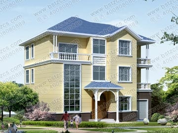 三層坡屋頂別墅_別墅設(shè)計圖紙,新農(nóng)村別墅,農(nóng)村自建房設(shè)計