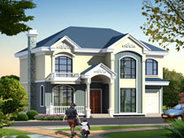 漂亮的二層鄉(xiāng)村別墅_別墅設(shè)計(jì)圖紙,新農(nóng)村別墅,農(nóng)村自建房設(shè)計(jì)