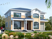 二層帶車庫(kù)別墅圖紙_別墅設(shè)計(jì)圖紙,新農(nóng)村別墅,農(nóng)村自建房設(shè)計(jì)