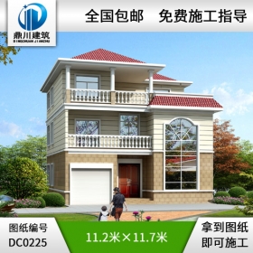 三層帶車庫露臺復(fù)式客廳別墅圖紙_別墅設(shè)計(jì)圖紙,鼎川圖紙超市