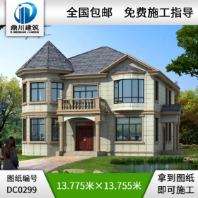 二層歐式小別墅設(shè)計圖紙_農(nóng)村房屋設(shè)計圖,鼎川圖紙超市