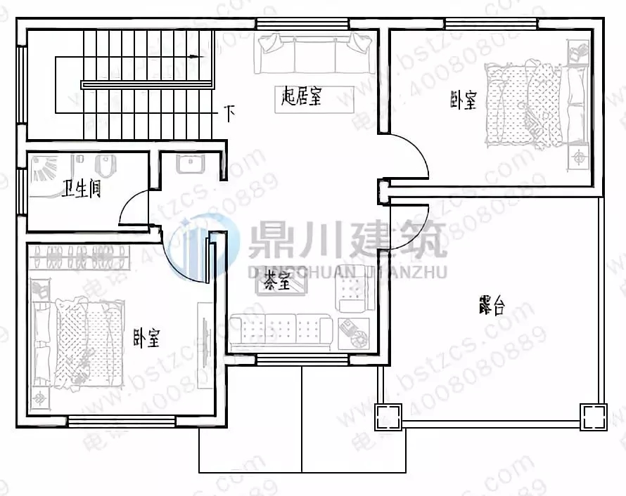 10套占地90平左右農(nóng)村別墅，功能齊全，是小戶型的理想選擇