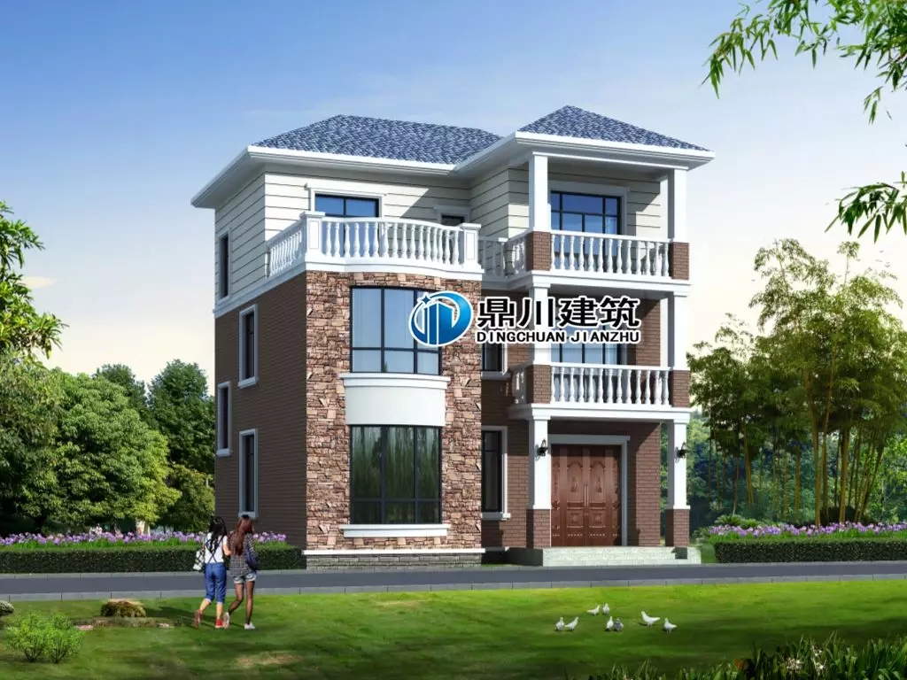 10套占地90平左右農(nóng)村別墅，功能齊全，是小戶型的理想選擇