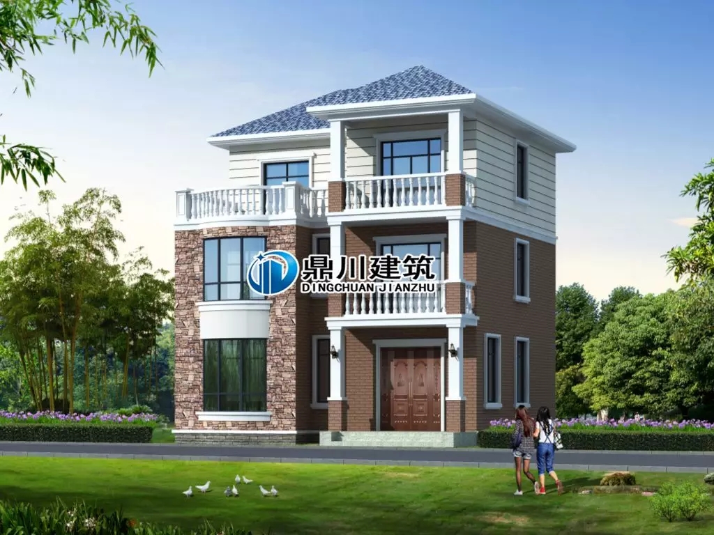 10套占地90平左右農(nóng)村別墅，功能齊全，是小戶型的理想選擇