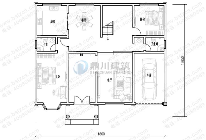 一款二層別墅，一款三層別墅