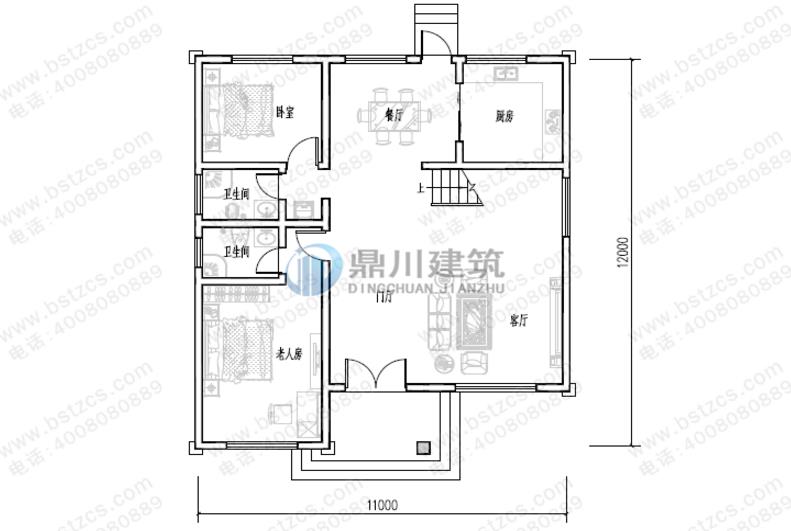 一款二層別墅，一款三層別墅