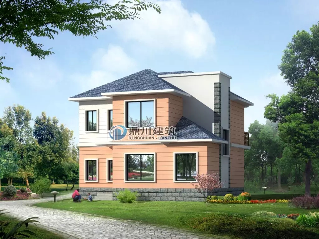 10套占地90平左右農(nóng)村別墅，功能齊全，是小戶型的理想選擇