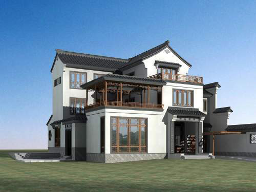 現(xiàn)代中式別墅設(shè)計說明