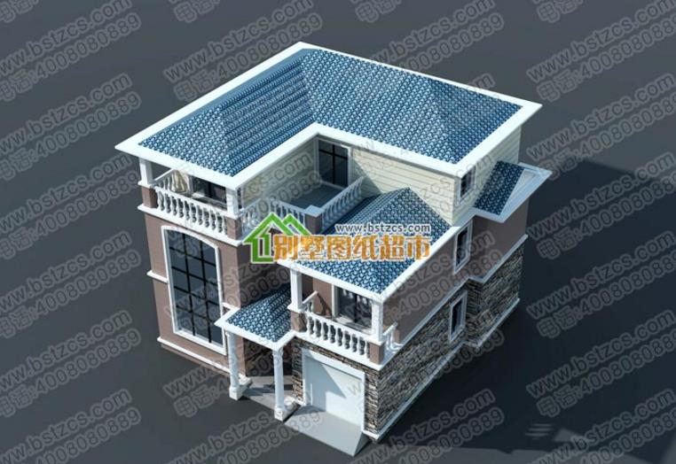 120平的三層農(nóng)村別墅