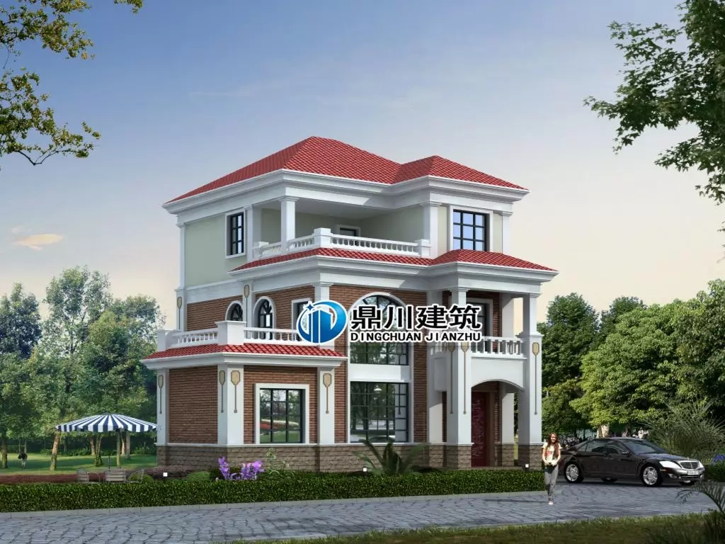 10套占地90平左右農(nóng)村別墅，功能齊全，是小戶型的理想選擇