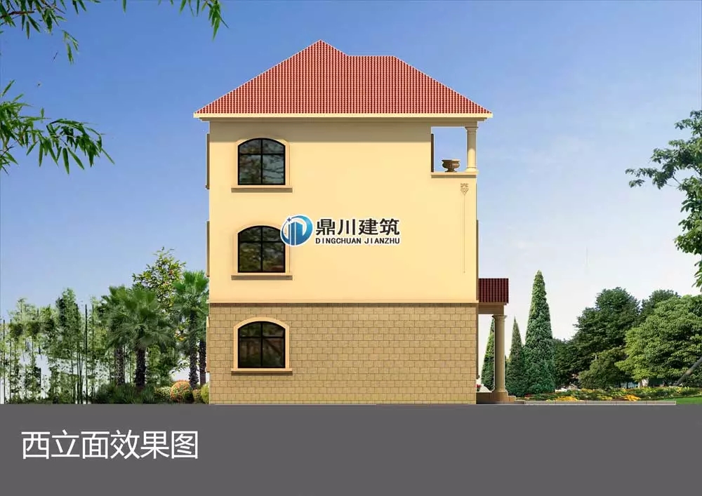 三層旋轉(zhuǎn)樓梯復(fù)式農(nóng)村別墅建房案例，大氣漂亮得不像話！