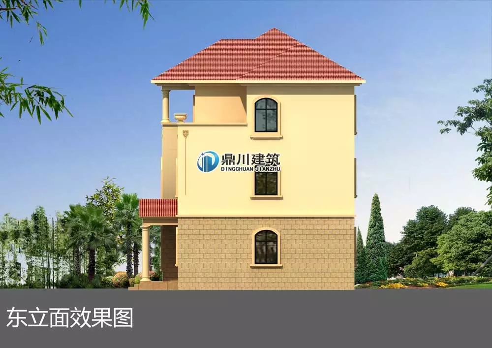 三層旋轉(zhuǎn)樓梯復(fù)式農(nóng)村別墅建房案例，大氣漂亮得不像話！