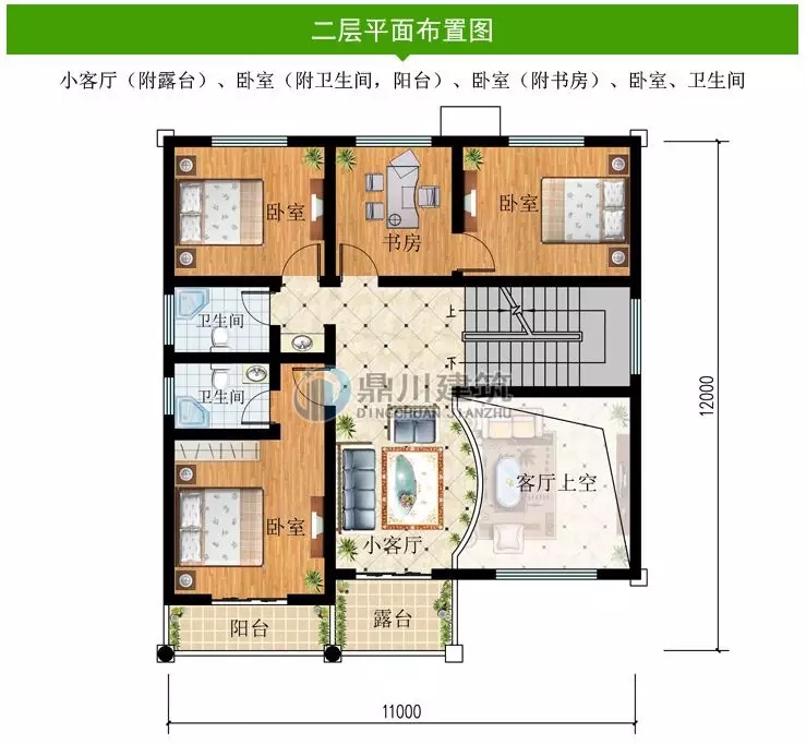 農(nóng)村復(fù)式三層大氣別墅，造價親民易建造，30萬也能建出豪宅效果！