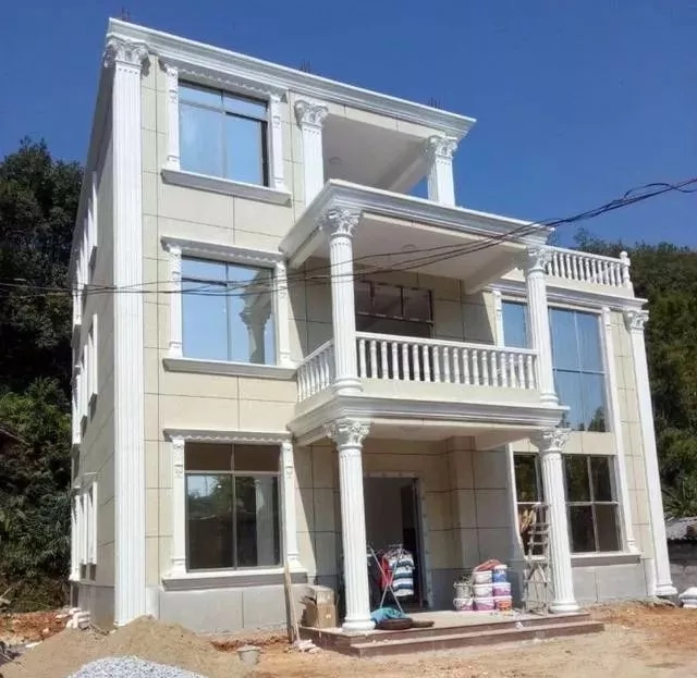 農(nóng)村自建房巧用羅馬柱，讓房子高端大氣還不貴！