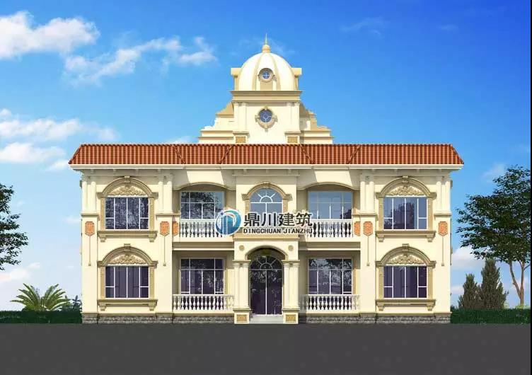 二層城堡造型別墅設計效果圖